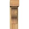 Ekena Millwork Funston Block Rough Sawn Bracket w/ Offset Brace, Western Red Cedar, 6"W x 16"D x 20"H BKT0604X16X20FST05RWR - alternate 2
